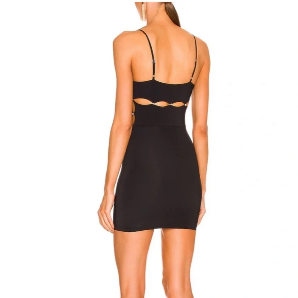 Superdown- Revolve. Celina Cut Out Dress in Black size small - Picture 3 of 7
